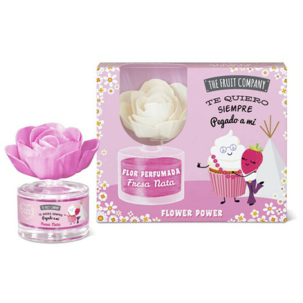Fleur parfumée fraise chantilly