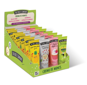 Présentoir assortiment de crème pour les mains