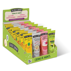 Présentoir assortiment de crème pour les mains