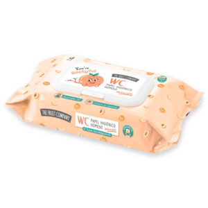 Paquet de 60 lingettes hygiéniques à la pêche
