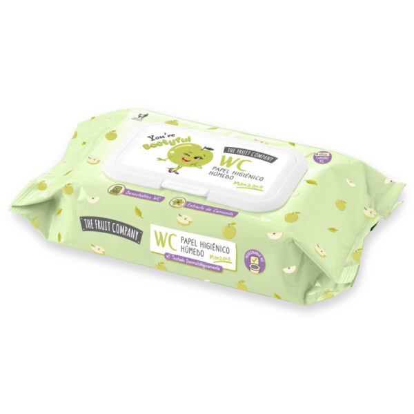 Lingettes Hygiéniques Pomme Verte x 60 unités