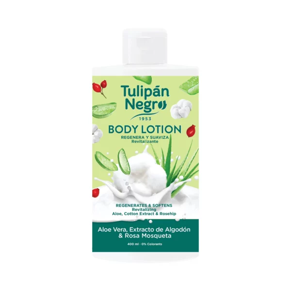Lotion corporelle Aloe Vera coton et rose musquée