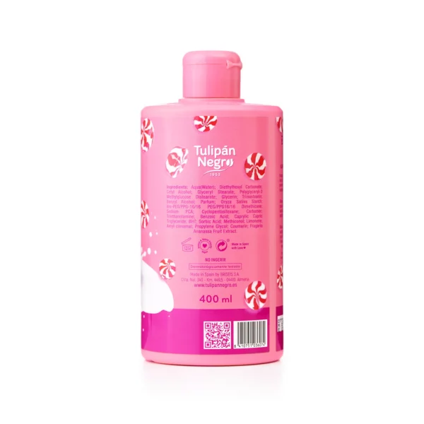 Lotion corporelle Fraise et crème.