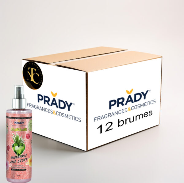 Carton 12 brume pour le corps et le cheveux Pineapple and Stuff