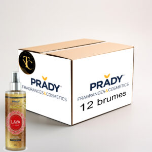 Carton 12 unités de brume pour le corps et les cheveux Laya al Arab