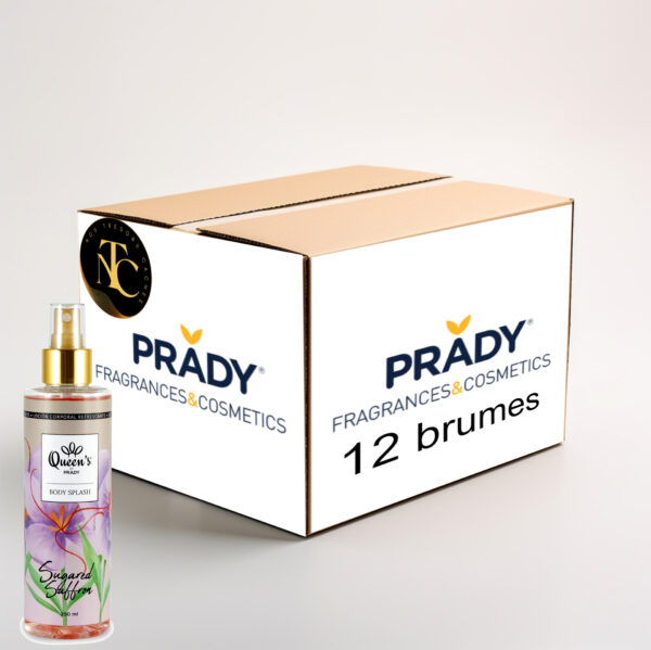 Carton 12 brumes pour le corps Sugared Saffron